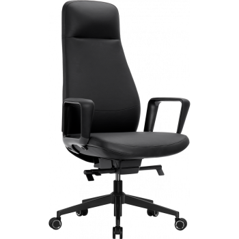 Офисное кресло GT Racer B-2115 Black (leather) Офисное кресло GT Racer B-2115 Black (leather)