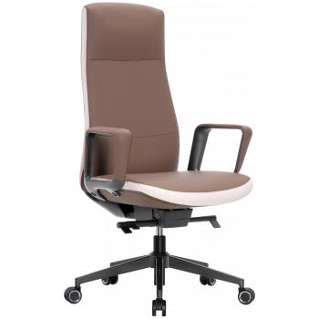 Офисное кресло GT Racer B-3195 Beige/Brown (leather)