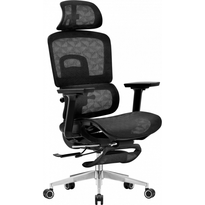 Офисное эргономичное кресло GT Racer B-324 Black Офисное эргономичное кресло GT Racer B-324 Black