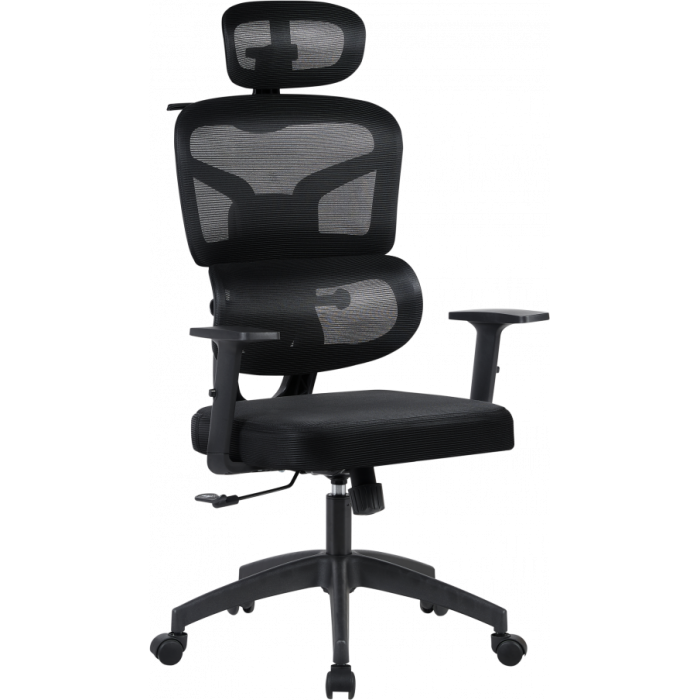 Офисное эргономичное кресло GT Racer B-339 Black Офисное эргономичное кресло GT Racer B-339 Black