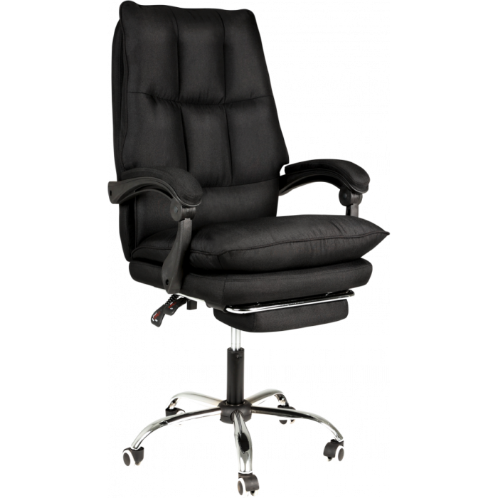 Офисное кресло GT Racer B-5002 Fabric Black Офисное кресло GT Racer B-5002 Fabric Black