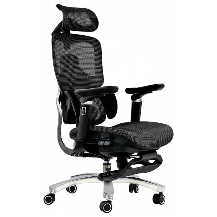 Офисное эргономичное кресло GT Racer B-539 Black/Black Офисное эргономичное кресло GT Racer B-539 Black/Black