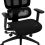 Офисное эргономичное кресло GT Racer B-5757 Black/Black