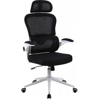 Офисное кресло GT Racer B-5880 White/Black Офисное кресло GT Racer B-5880 White/Black