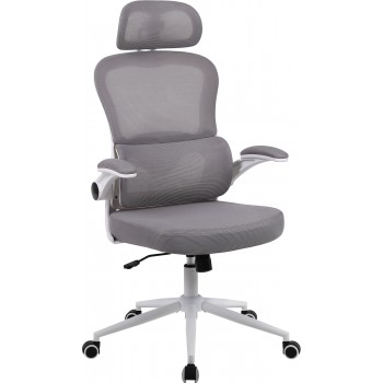 Офисное кресло GT Racer B-5880 White/Gray Офисное кресло GT Racer B-5880 White/Gray