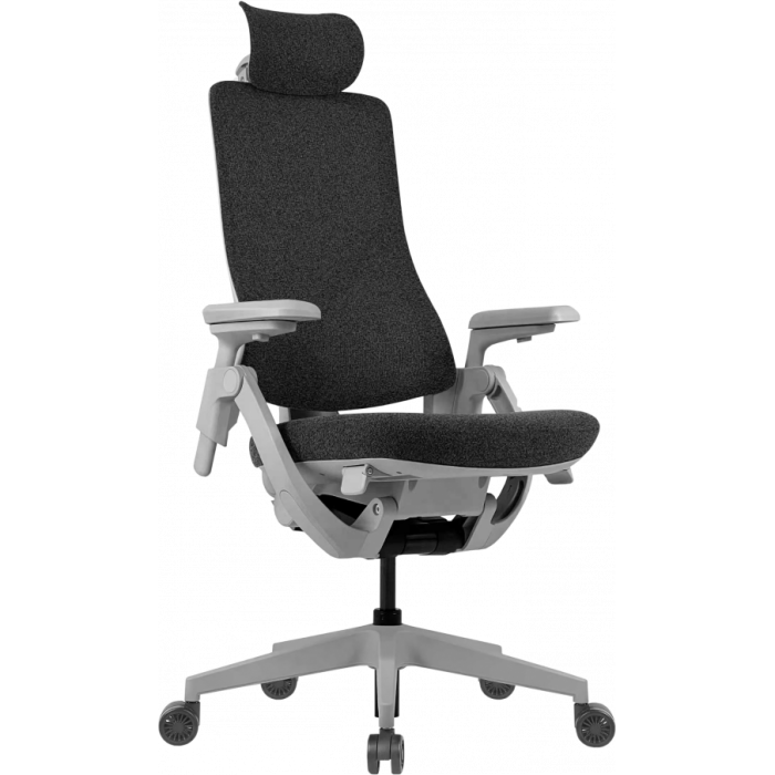 Офисное эргономичное кресло GT Racer B-6314 Fabric Dark Gray/Gray Офисное эргономичное кресло GT Racer B-6314 Fabric Dark Gray/Gray