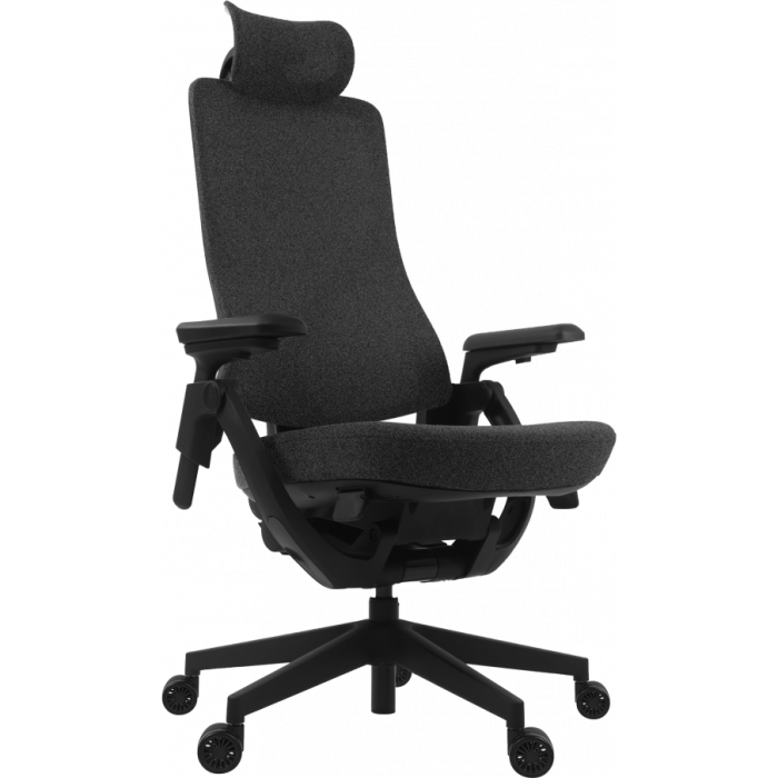 Офисное эргономичное кресло GT Racer B-6314 Fabric Dark Gray/Black Офисное эргономичное кресло GT Racer B-6314 Fabric Dark Gray/Black