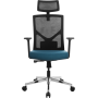 Офисное кресло GT Racer B-8005A Black/Blue