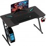 Геймерский компьютерный стол GT Racer T-1213 (120x60x73) Black
