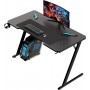Геймерский компьютерный стол GT Racer T-1213 (120x60x73) Black