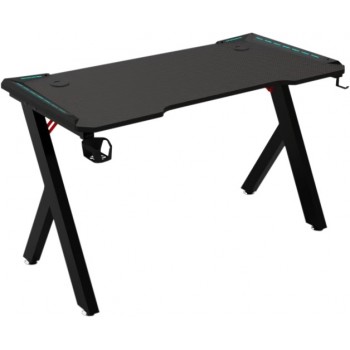 Геймерский компьютерный стол GT Racer T-1426 (140x60x73) Black