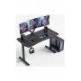 Геймерский компьютерный стол GT Racer T-1452 (140x60x73) Black