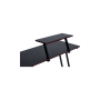 Геймерский компьютерный стол GT Racer T-1741 (130x130x45x73) Black