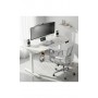 Геймерский компьютерный стол GT Racer TY-1451 (140x60x71-116) White Геймерский компьютерный стол GT Racer TY-1451 (140x60x71-116) White