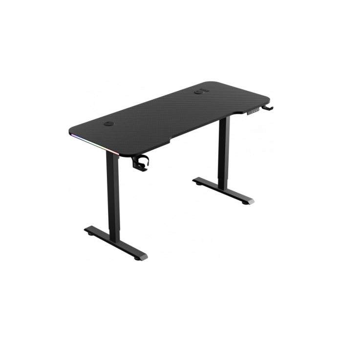 Геймерский компьютерный стол GT Racer TY-1611 (160x60x72-117) Black Геймерский компьютерный стол GT Racer TY-1611 (160x60x72-117) Black