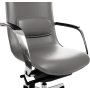 Офисное кресло GT Racer X-003F LEATHER Dark Gray