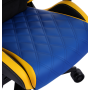 Геймерское кресло GT Racer X-0724 Blue/Yellow