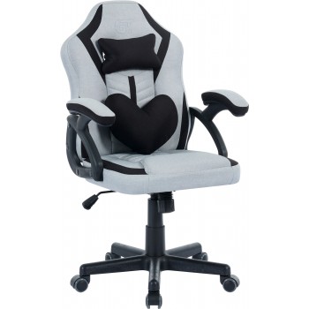 Геймерское детское кресло GT Racer X-1515 Fabric Black/Gray (Kids)