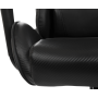 Геймерское кресло GT Racer X-2317 Black/Cabon Black