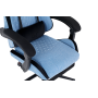 Геймерское кресло GT Racer X-2324 Fabric Light Blue/Black Suede