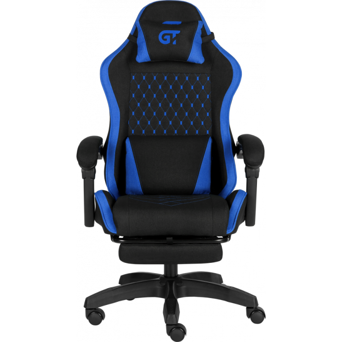 Геймерское кресло GT Racer X-2339 Fabric Black/Blue Геймерское кресло GT Racer X-2339 Fabric Black/Blue