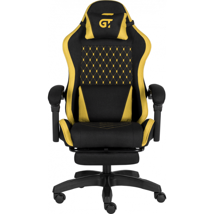 Геймерское кресло GT Racer X-2339 Fabric Black/Yellow Геймерское кресло GT Racer X-2339 Fabric Black/Yellow