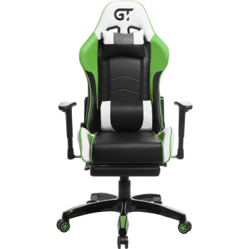 Геймерское кресло GT Racer X-2532-F Black/Green/White