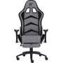 Геймерское кресло GT Racer X-2534-F Fabric Gray/Black Suede