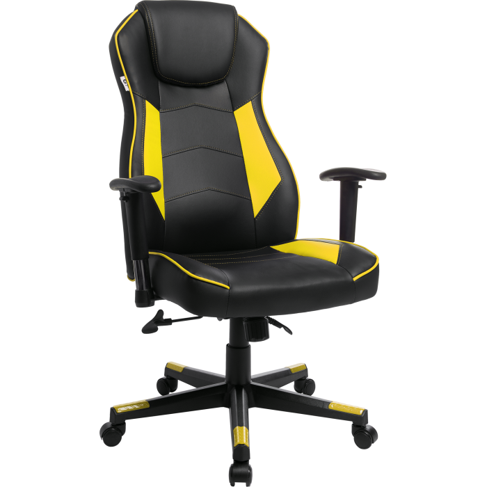 Геймерское кресло GT Racer X-2564 Black/Yellow