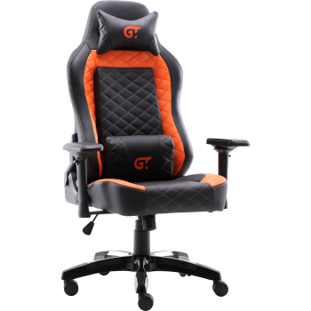Геймерское кресло GT Racer X-2605-4D Black/Orange