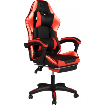 Геймерское кресло GT Racer X-6031 Black/Red RGB