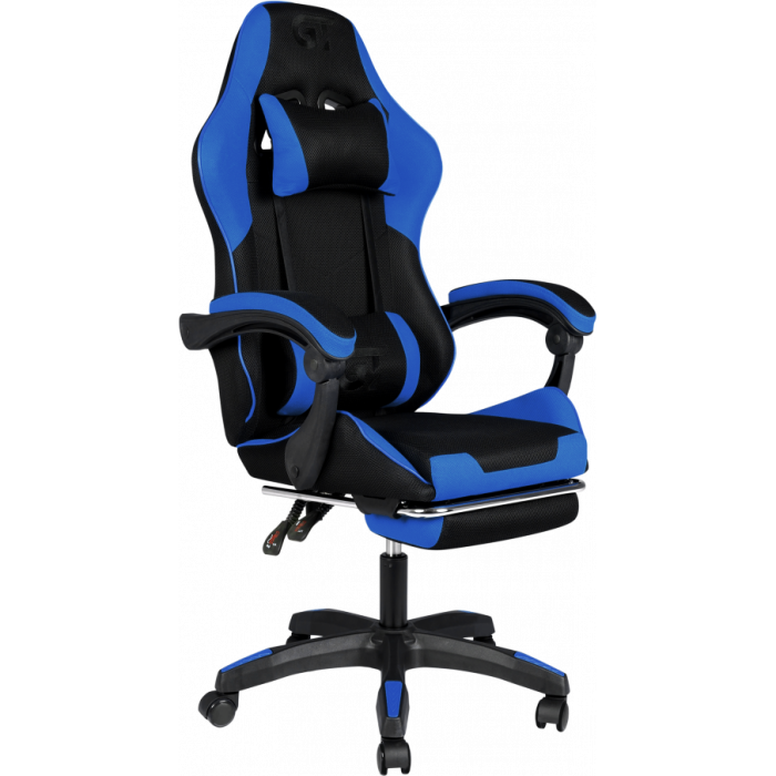 Геймерское кресло GT Racer X-6032 Fabric Black/Blue Геймерское кресло GT Racer X-6032 Fabric Black/Blue