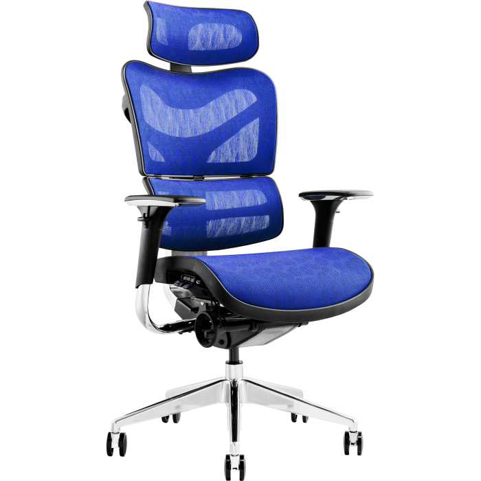 Офисное кресло GT Racer X-702 Blue (W-65-1)