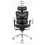 Офисное эргономичное кресло GT Racer X-782 Light Gray (W17-1)
