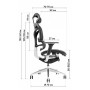 Офисное эргономичное кресло GT Racer X-782 Light Gray (W17-1)