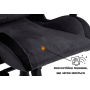 Геймерское кресло GT Racer X-8005 Dark Grey/Black Suede