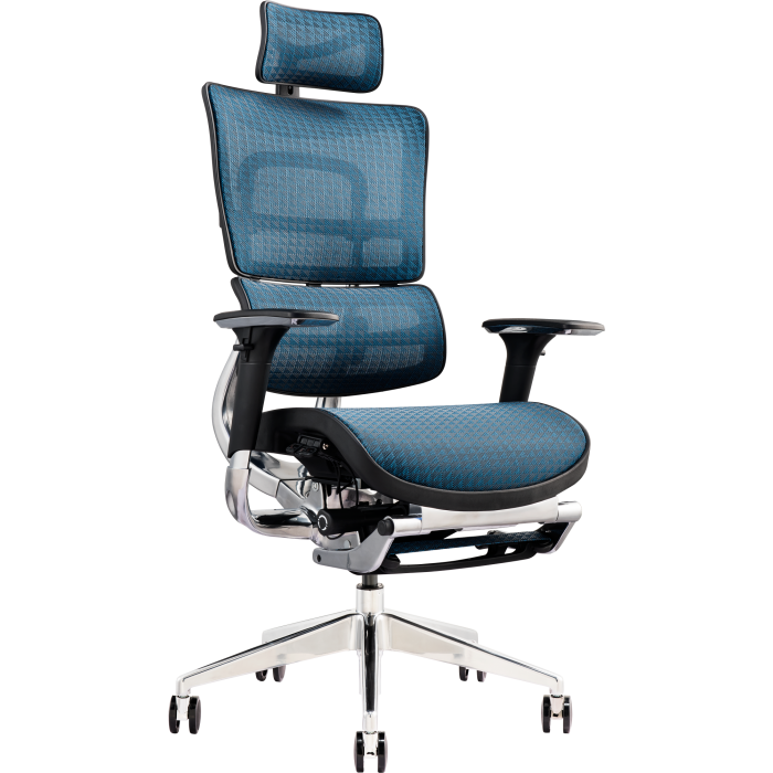 Офисное кресло GT Racer X-801L Blue (W-85)