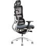 Офисное кресло GT Racer X-802 Bright Gray (W-20, B-40)