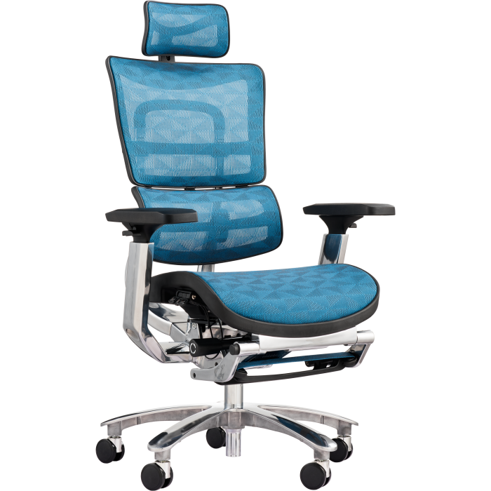 Офисное кресло GT Racer X-809L Blue (W-55)