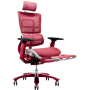 Офисное кресло GT Racer X-815L White/Red (W-52)