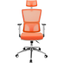 Офисное кресло GT Racer X-W50 White/Orange