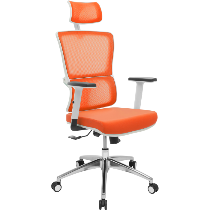 Офисное кресло GT Racer X-W50 White/Orange