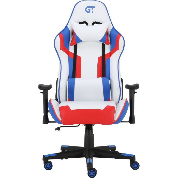 Геймерское кресло GT Racer X-2530 White/Blue/Red