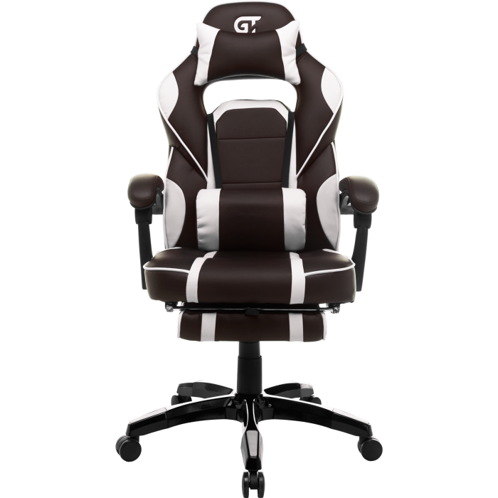 Геймерское кресло GT Racer X-2749-1 Dark Brown/White